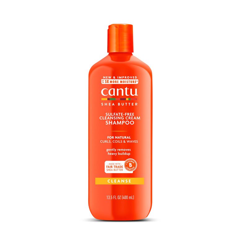 CANTU SHEA BUTTER SULFATE FREE CLEANSING CREAM SHAMPOO 400ML