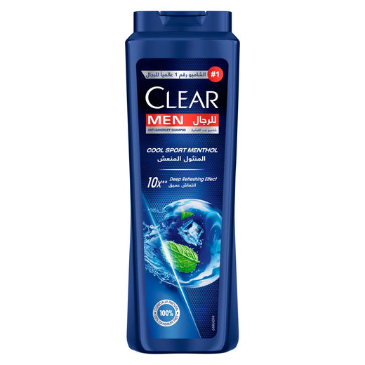 CLEAR MEN ANTI DANDRUFF SHAMPOO COOL SPORT MENTHOL 600ML