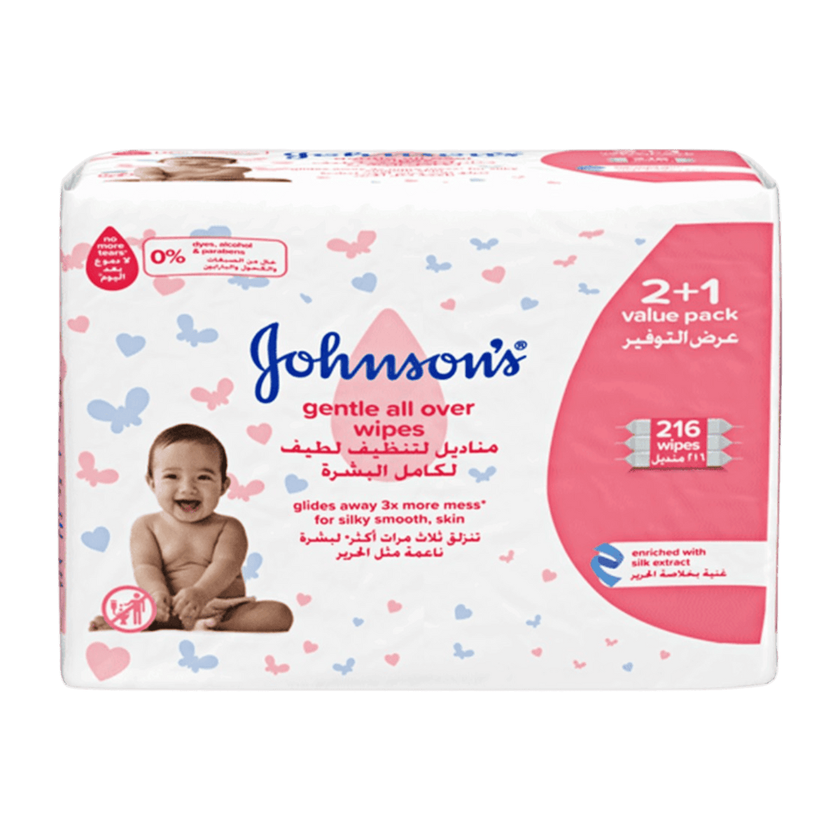 JOHNSONS GENTLE ALL OVER WIPES OFFER