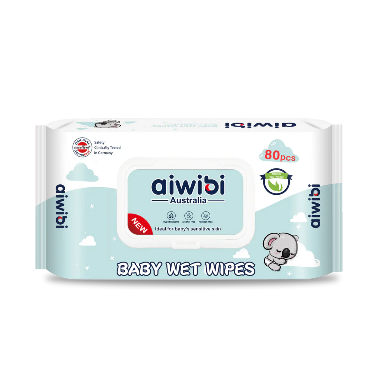 AIWIBI BABY GENTLE SOFT WET WIPES 80PCS