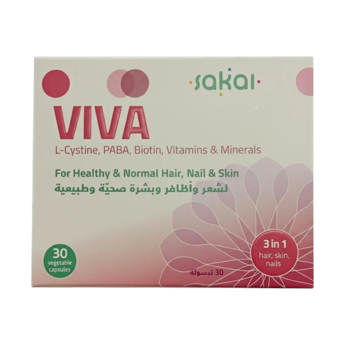 VIVA HAIR SKIN AND NAILS 30CAP