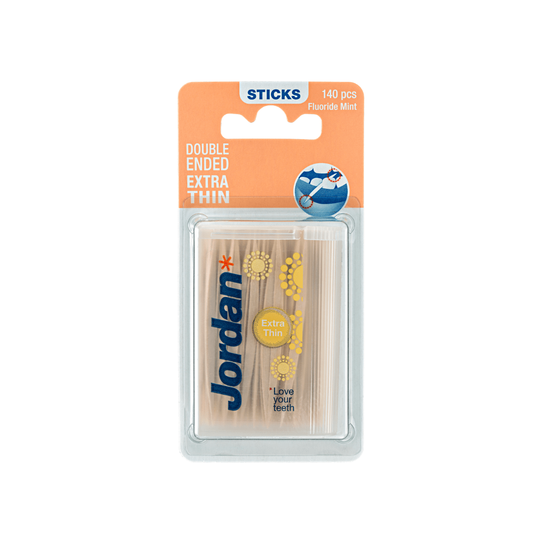 JORDAN EXTRA THIN DENTAL STICKS 140PCS