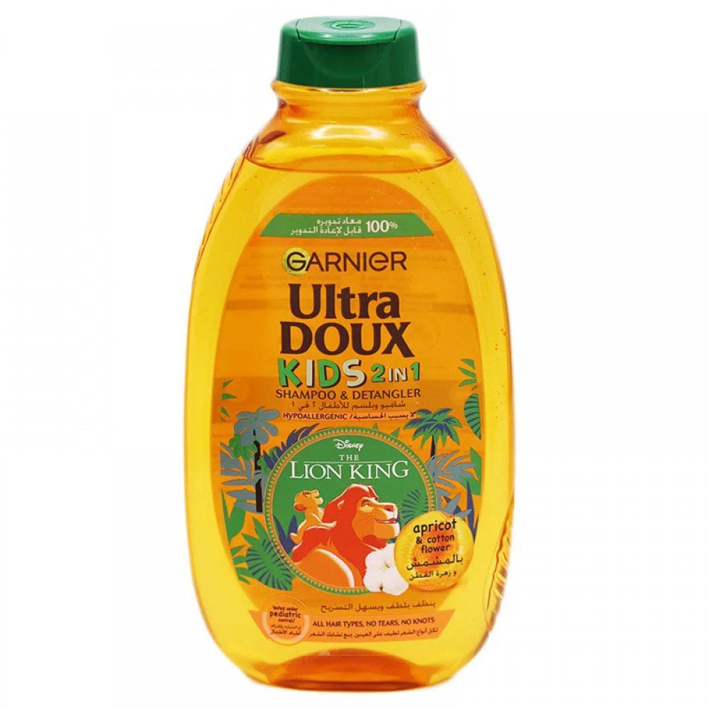 GARNIER ULTRA DOUX KIDS APRICOT & COTTON FLOWER SHAMPOO 400ML