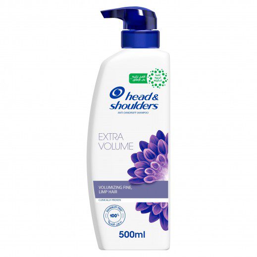 HEAD & SHOULDERS EXTRA VOLUME SHAMPOO 500ML