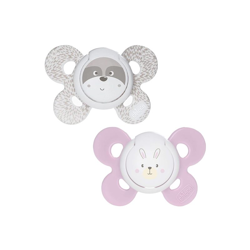 CHICCO PHYSIO COMFORT SOOTHER 2-6M 2PCS GIRL
