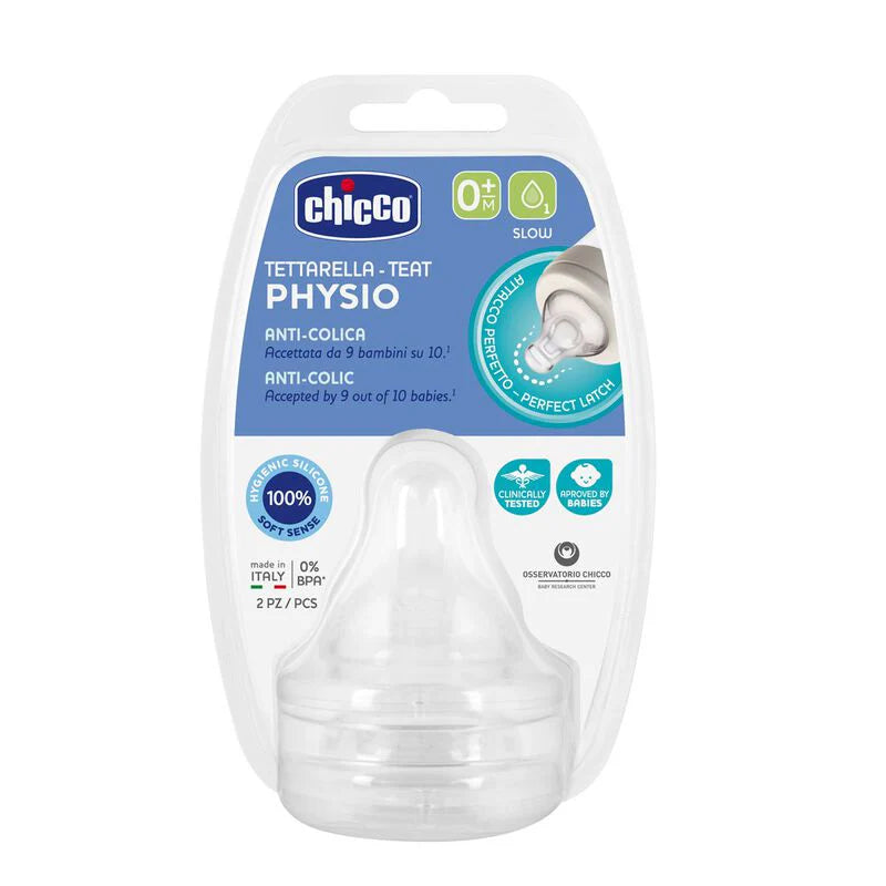 CHICCO TETTARELLA 0M+ TEAT 2PCS