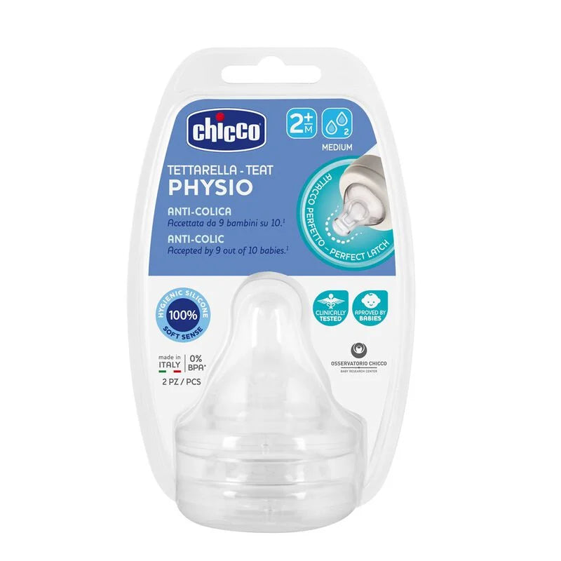 CHICCO TETTARELLA 4M+ TEAT 2PCS