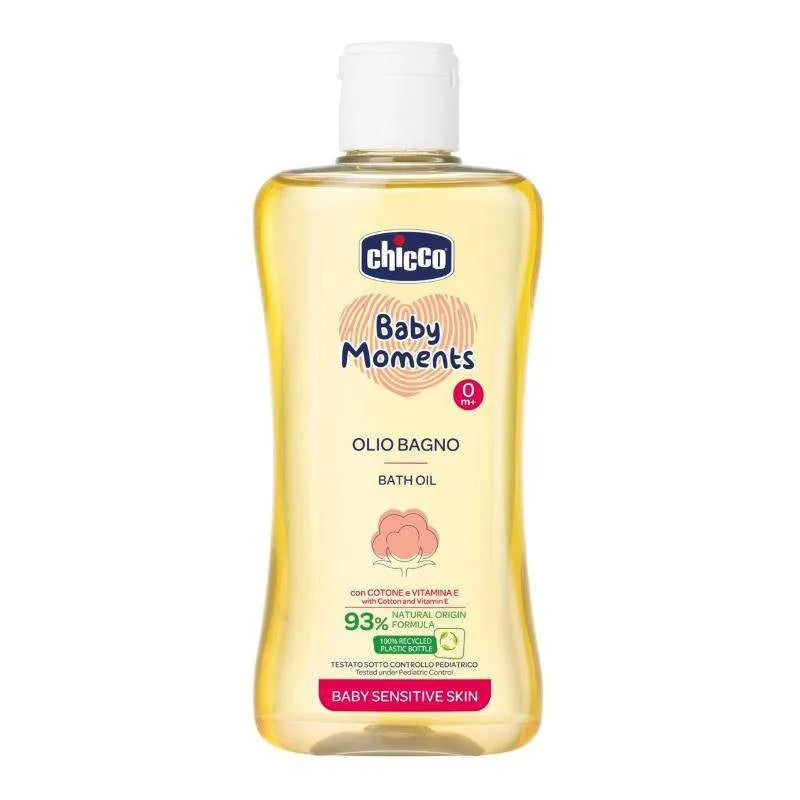 CHICCO BABY MOMENTS BATH OIL 0M+ 200ML