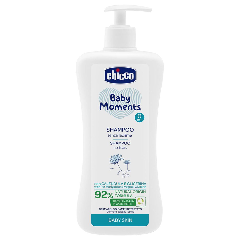 CHICCO BABY MOMENTS NO TEARS SHAMPOO 500ML