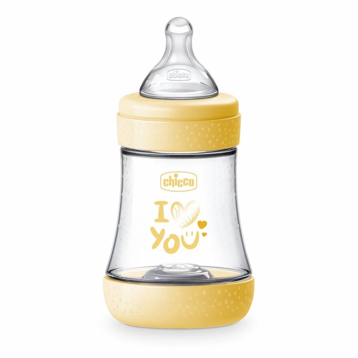 CHICCO 5 PERFECT INTUI-FLOW BOTTLE 0M+ 150ML YELLOW
