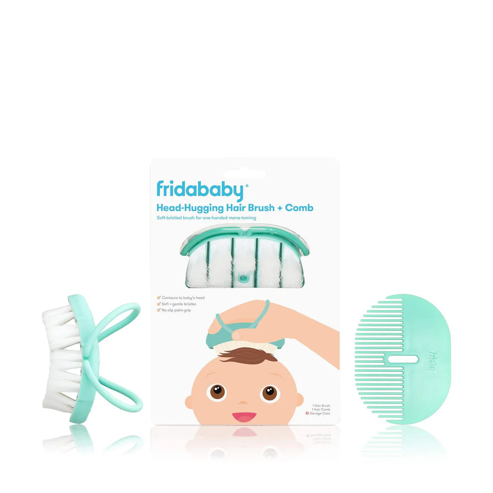 FRIDABABY HEAD-HUGGING HAIR BRUSH & COMB