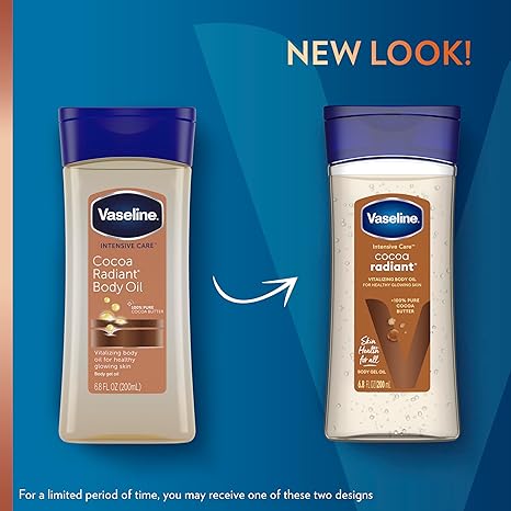 VASELINE COCOA RADIANT BODY OIL 200ML