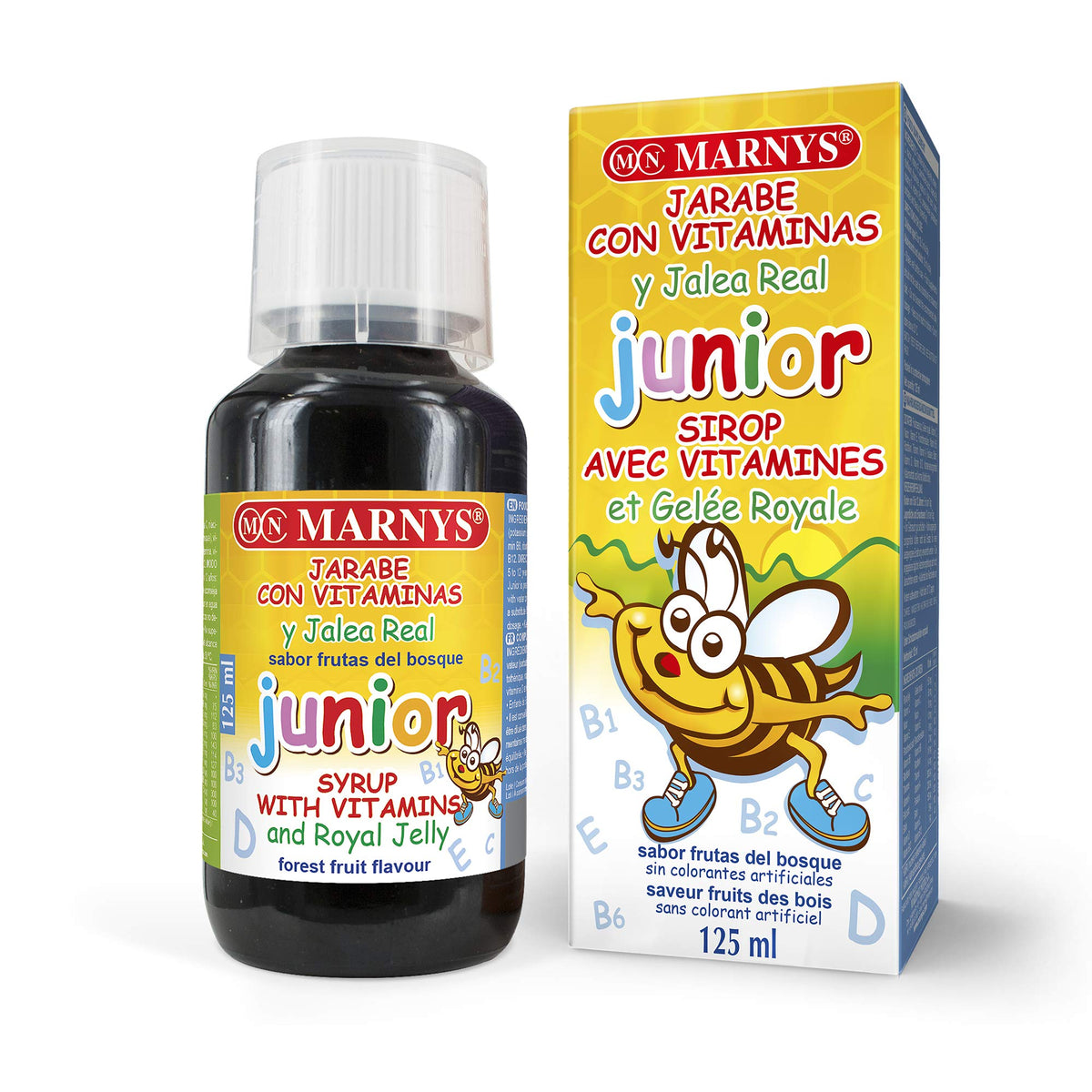 MARNYS JUNIOR WITH M.V 125ML SYRUP
