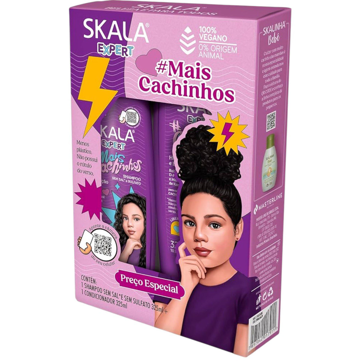 SKALA MAIS CACHINHOS SHAMPOO+CONDITIONER SET