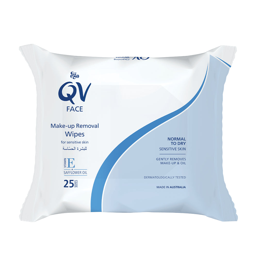 QV FACE MAKE UP REMOVER WIPES 25 PCS