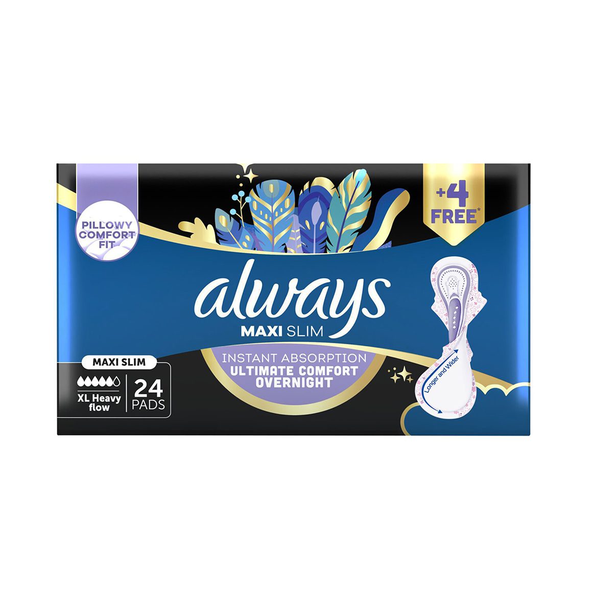 ALWAYS ULTRA SLIM EXTRA LONG 24 PADS