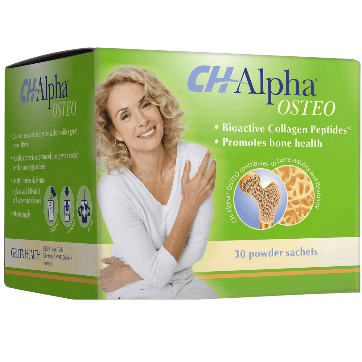 CH-ALPHA OSTEO BLUEBERRY TASTE 30AMP