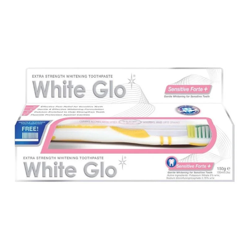 WHITE GLO SENSITIVE FORTE+ T.P 150G