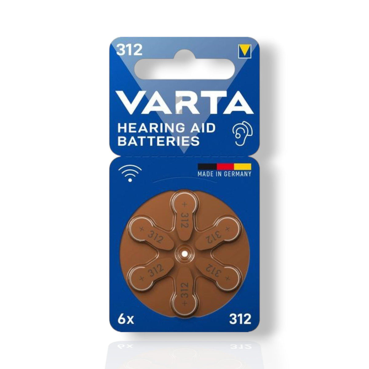 VARTA HEARING AID 312 6X BATTERIES