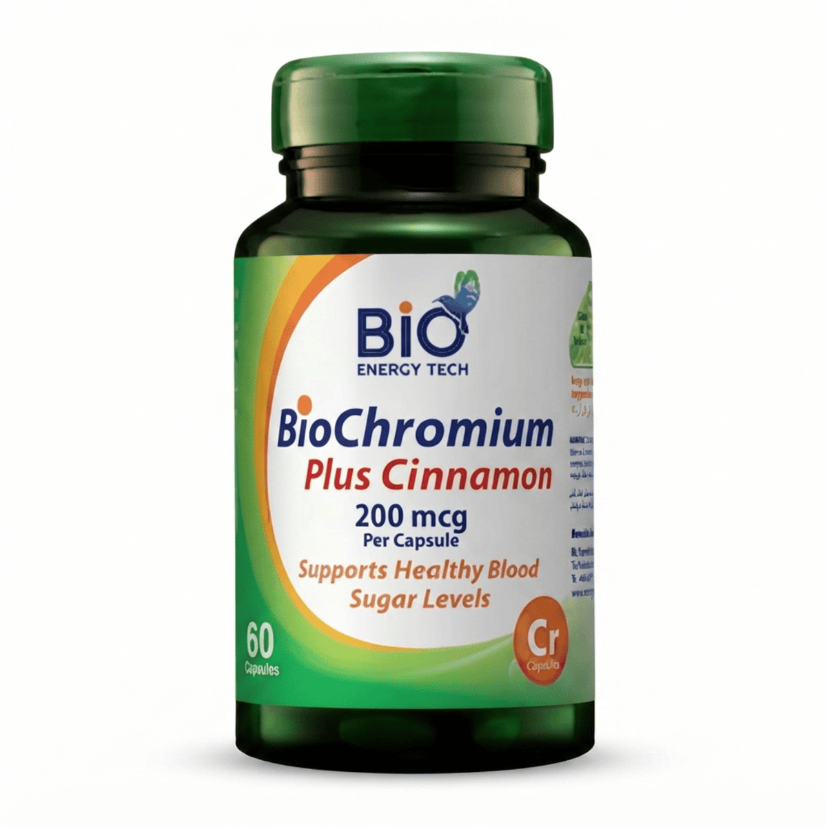 BIOENERGY BIO CHROMIUM PLUS 200MCG 60CAP