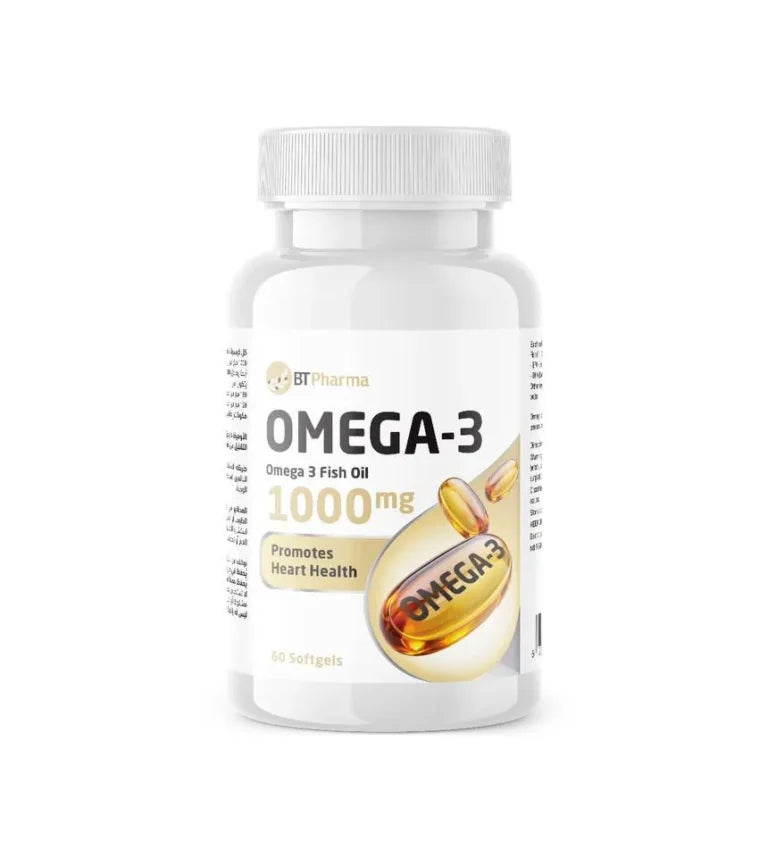 BT PHARMA OMEGA3 1000MG 60 SOFTGELS