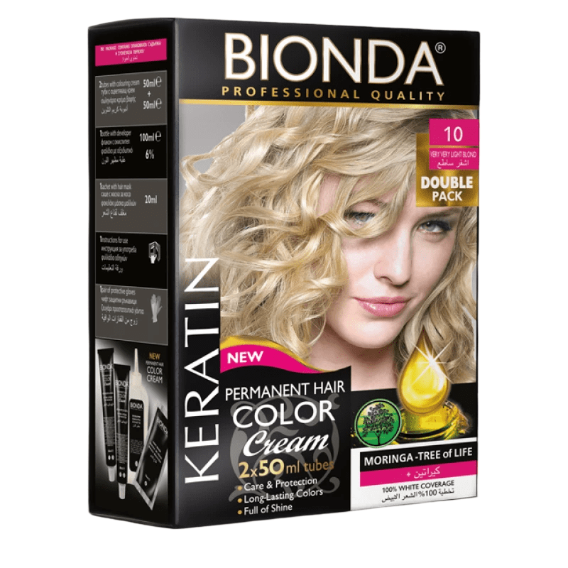 BIONDA PERMANENT HAIR COLER 10