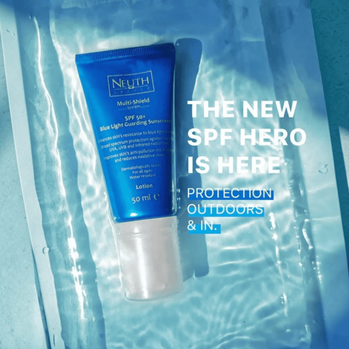 NEUTH SUNSCREEN MULTI-SHIELD BLUE LIGHT LOTION SPF50+ 50ML