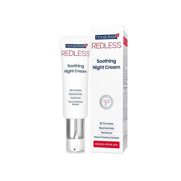 NOVACLEAR REDLESS SOOTHING NIGHT CREAM 50ML