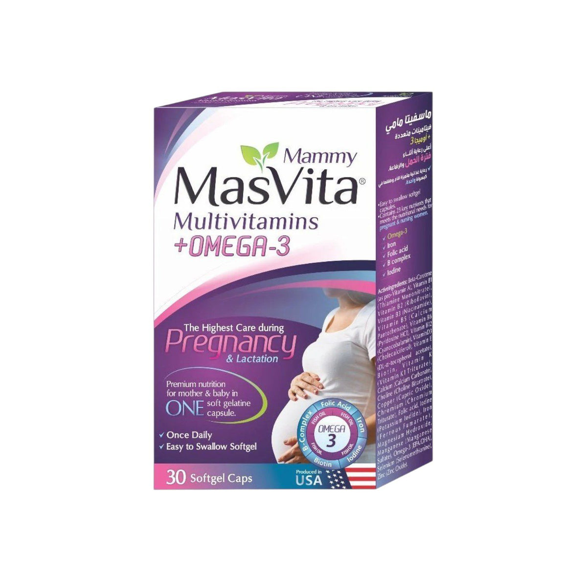 MASVITA MAMMY MULTIVITAMINS + OMEGA-3 30CAP