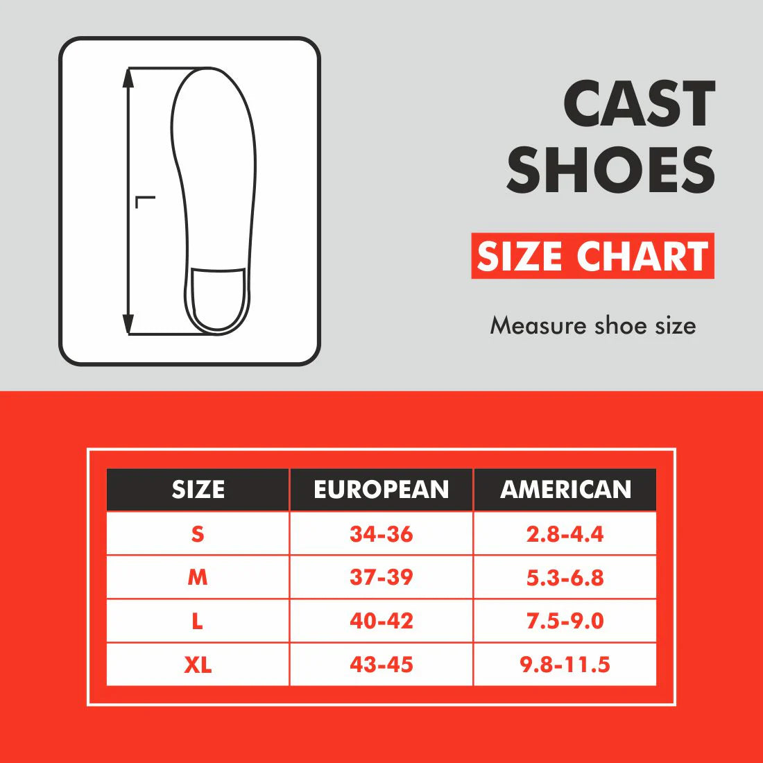 SAMSON CAST SHOES SIZE S (508)