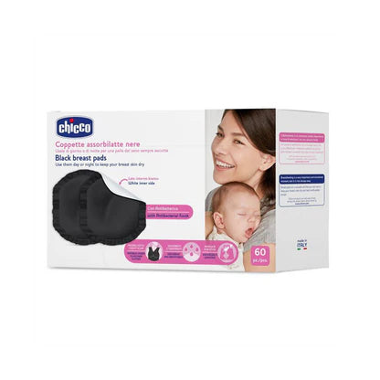 CHICCO BREAST PADS BLACK 60PCS