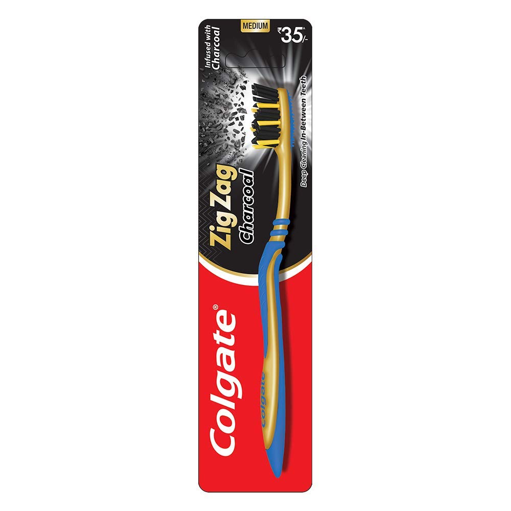 COLGATE ZIG ZAG CHARCOAL T.B