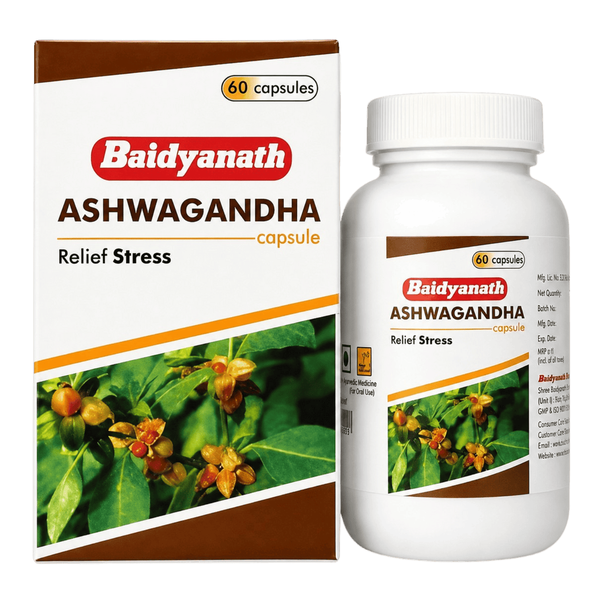 BAIDYANATH ASHWAGANDHA 400MG 60CAP