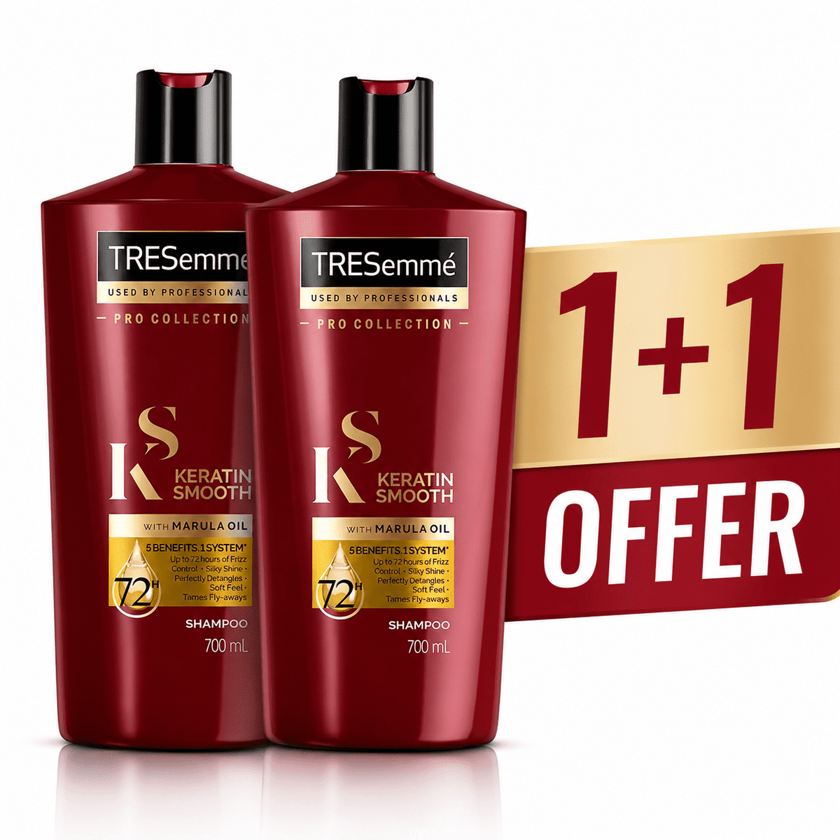 TRESEMME KERATIN SMOOTH عرض 1+1