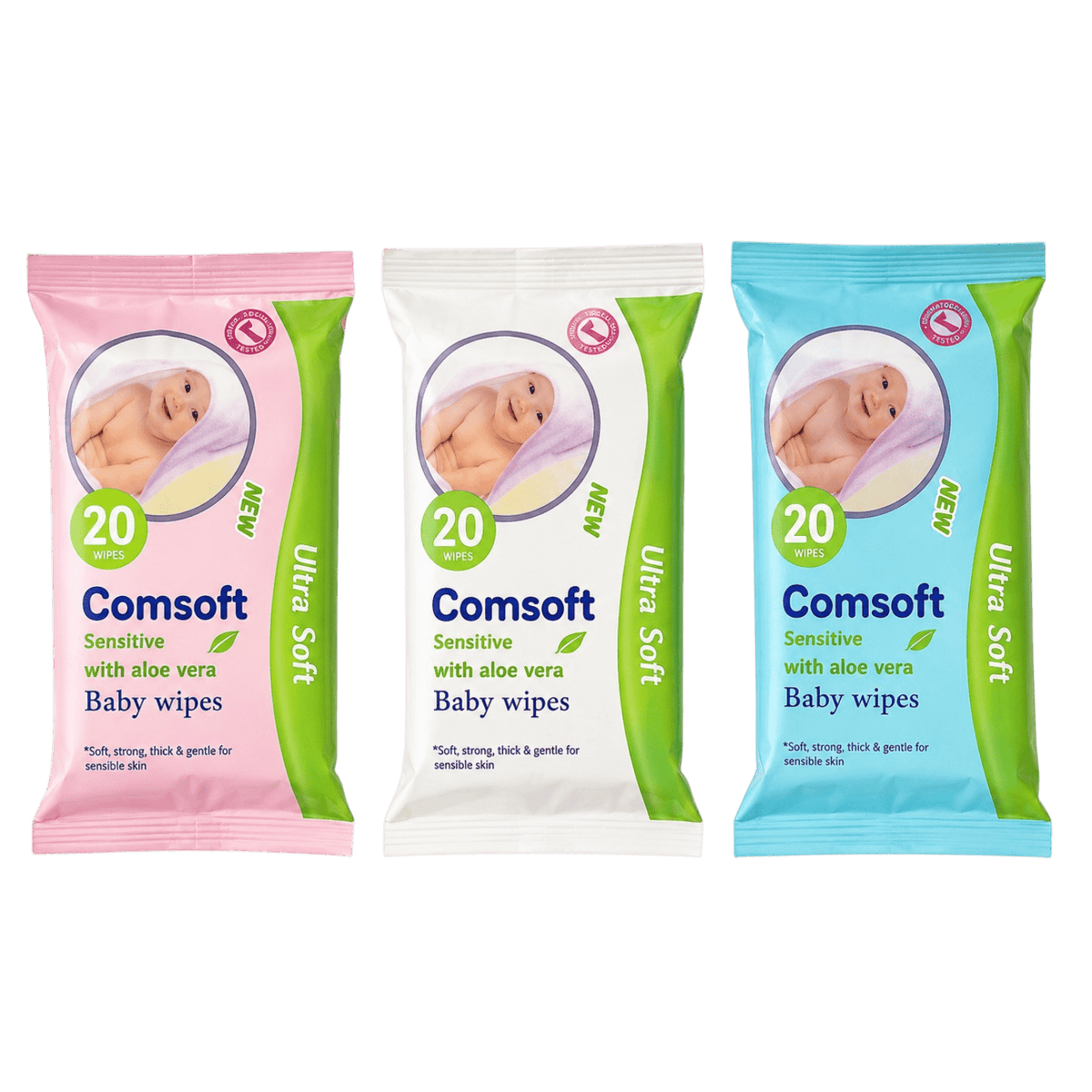COMSOFT BABY WET WIPES 20PCS