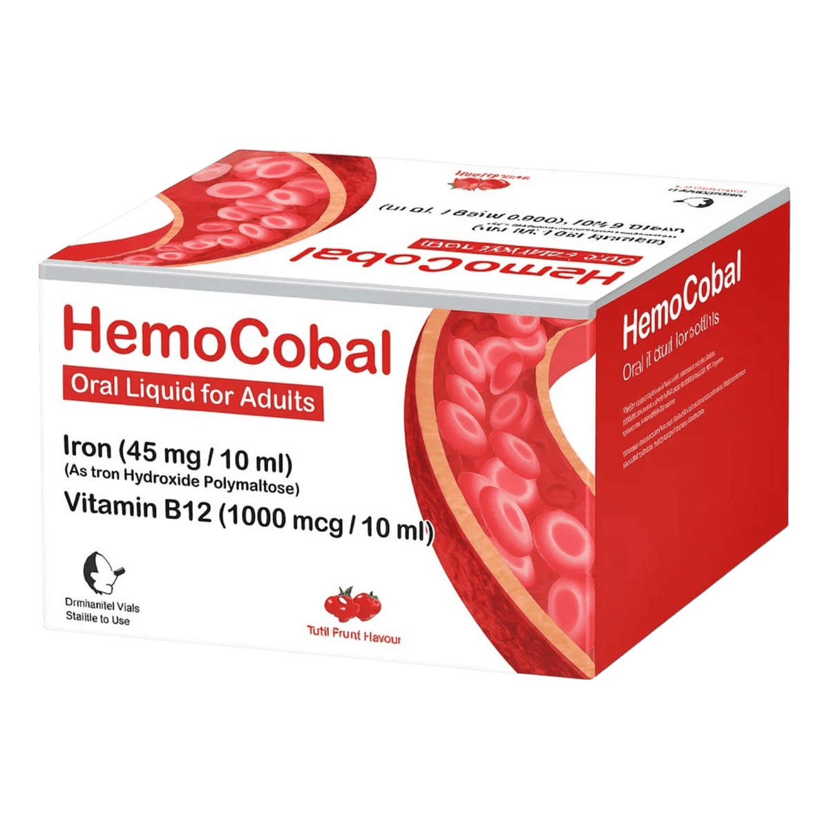 HEMOCOBAL TUTI FRUTI FLAVOR 10ML 15VIAL