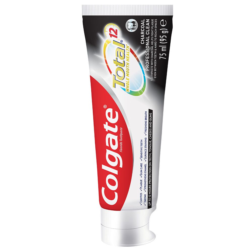 COLGATE TOTAL CHARCOAL T.P 75 ML