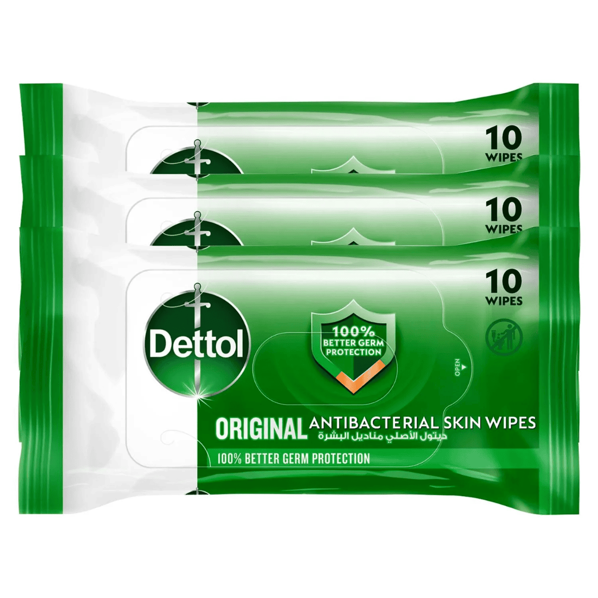DETTOL ORIGINAL MINI WIPES 3PCS OFFER