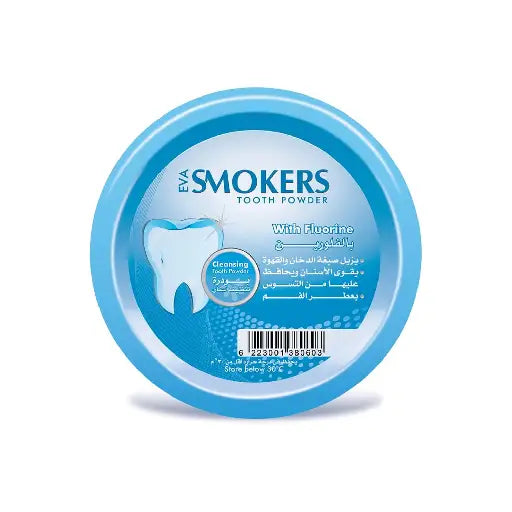 EVA SMOKERS TOOTH POWDER WITH FLUORINE 40G
