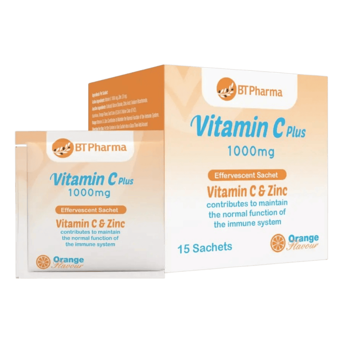BT PHARMA VITAMIN C PLUS 1000MG 15 SACH