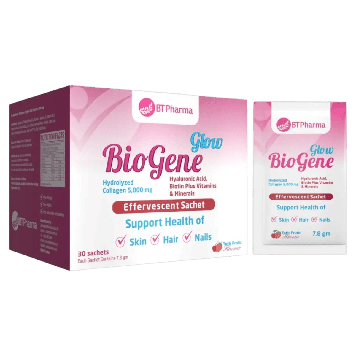 BT PHARMA BIOGENE GLOW COLLAGEN 30 SACH