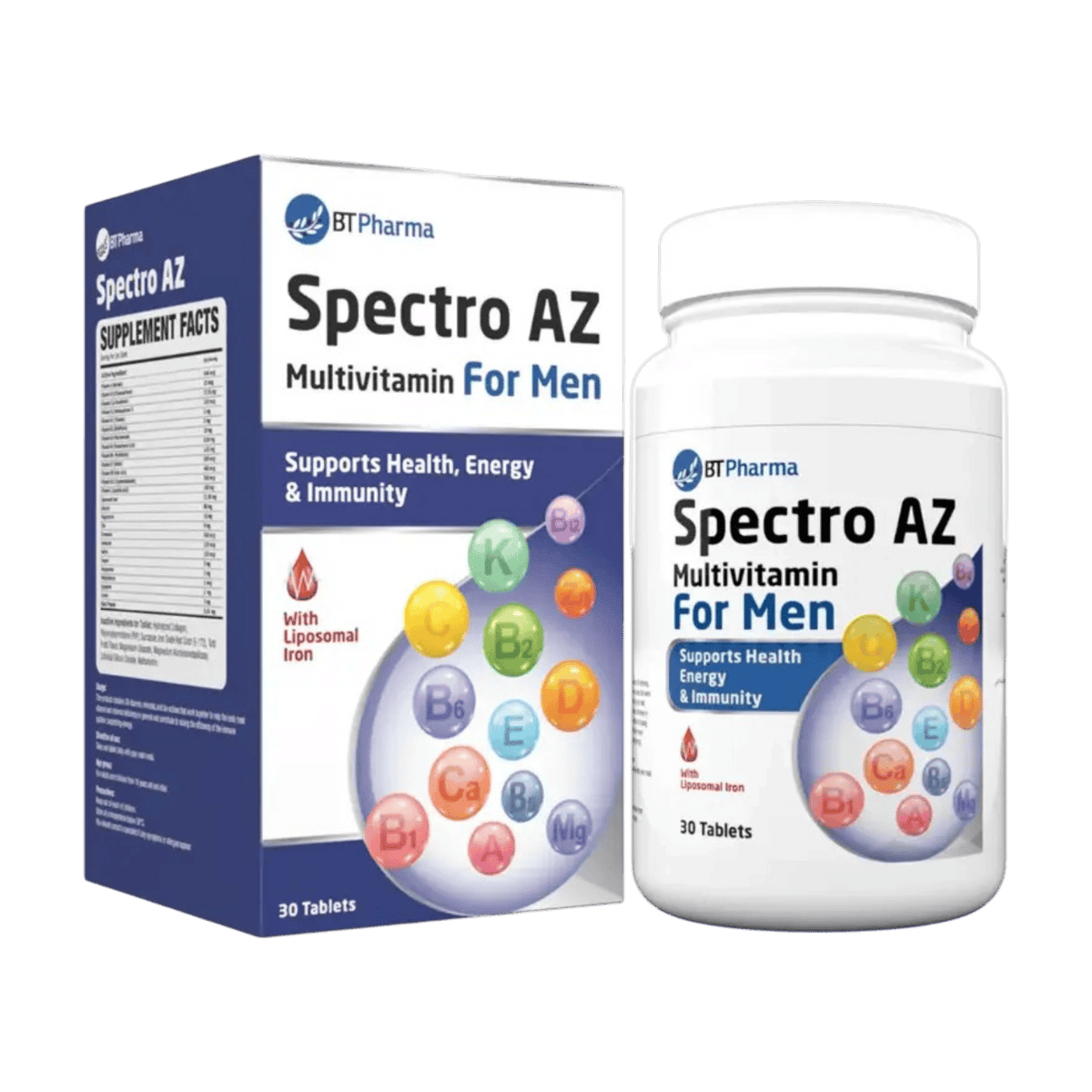 BT PHARMA SPECTRO AZ MULTIVITAMIN FOR MEN 30TAB