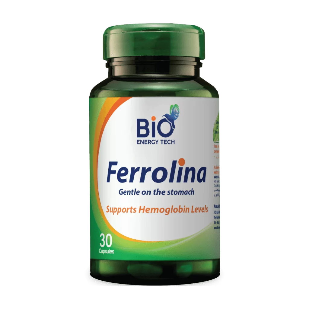 BIOENERGY FERROLINA 500MG 30CAP