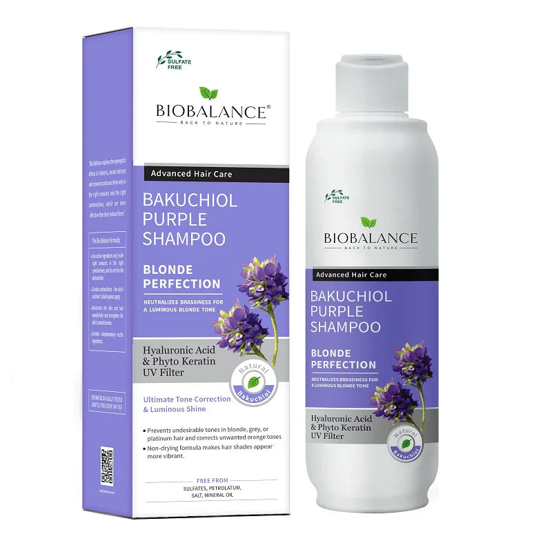 BIO BALANCE BAKUCHIOL PURPLE SHAMPOO 330ML