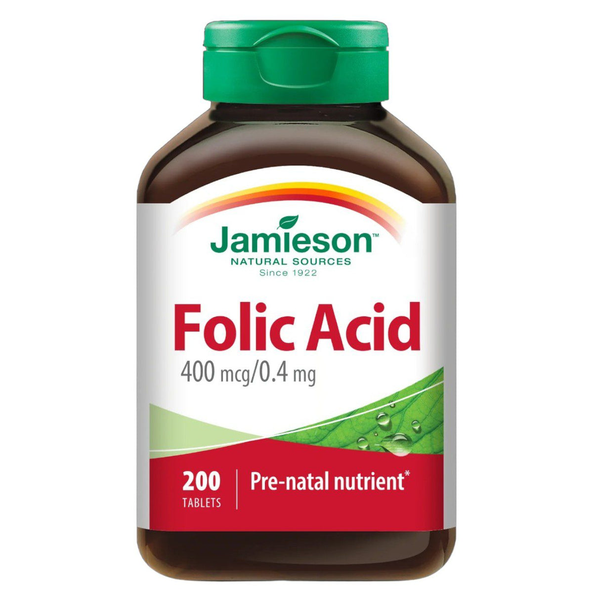 JAMIESON FOLIC ACID 400MCG 200TAB