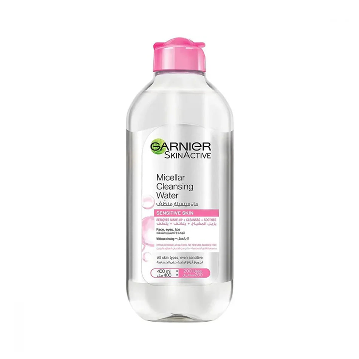 GARNIER MICELLAR CLEANSING WATER 400ML PINK
