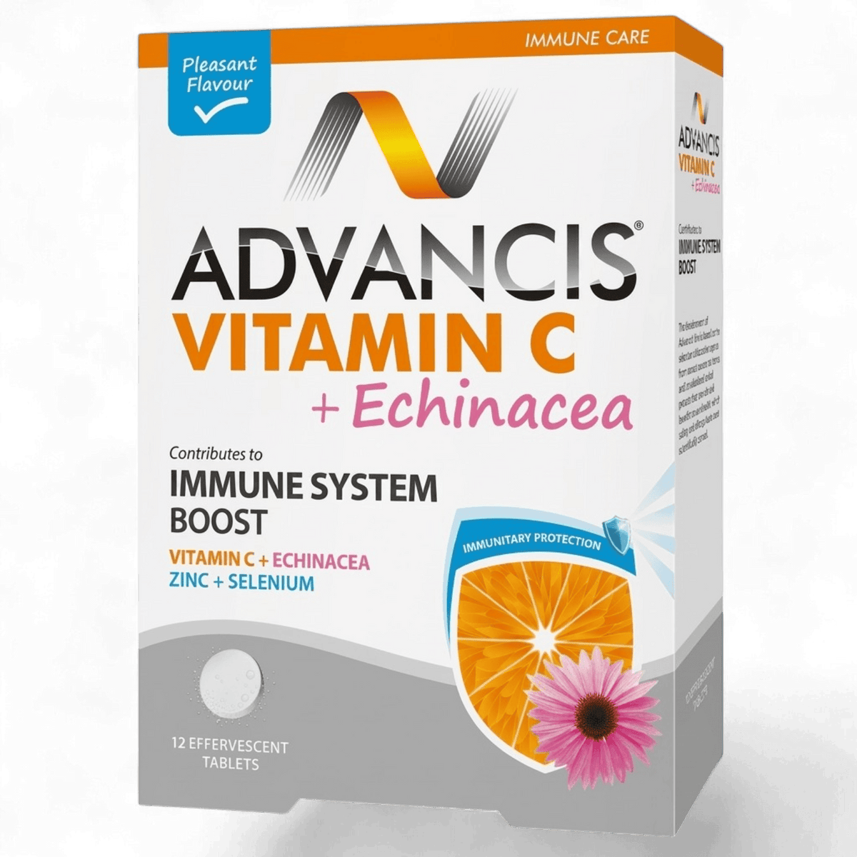 ADVANCIS VITAMIN C & ECHINACEA & ZINC & SELENIUM 12TAB