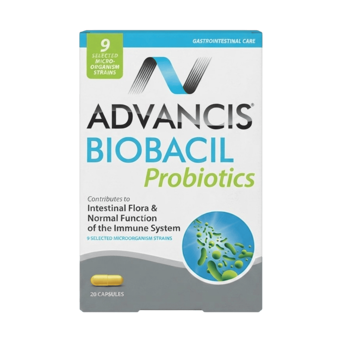 ADVANCIS BIOBACIL PROBIOTICS 20CAP