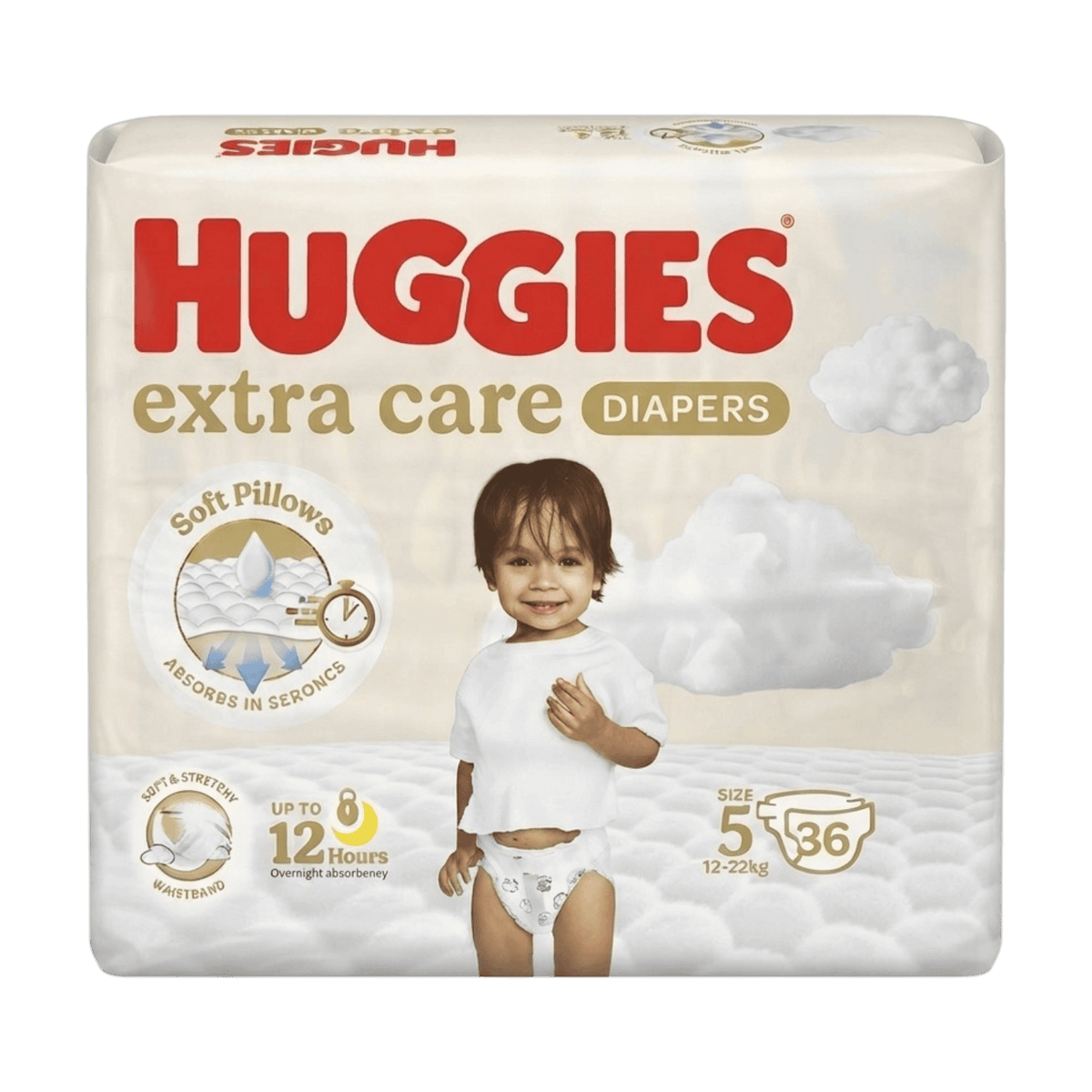 HUGGIES 5 36 DIAPERS