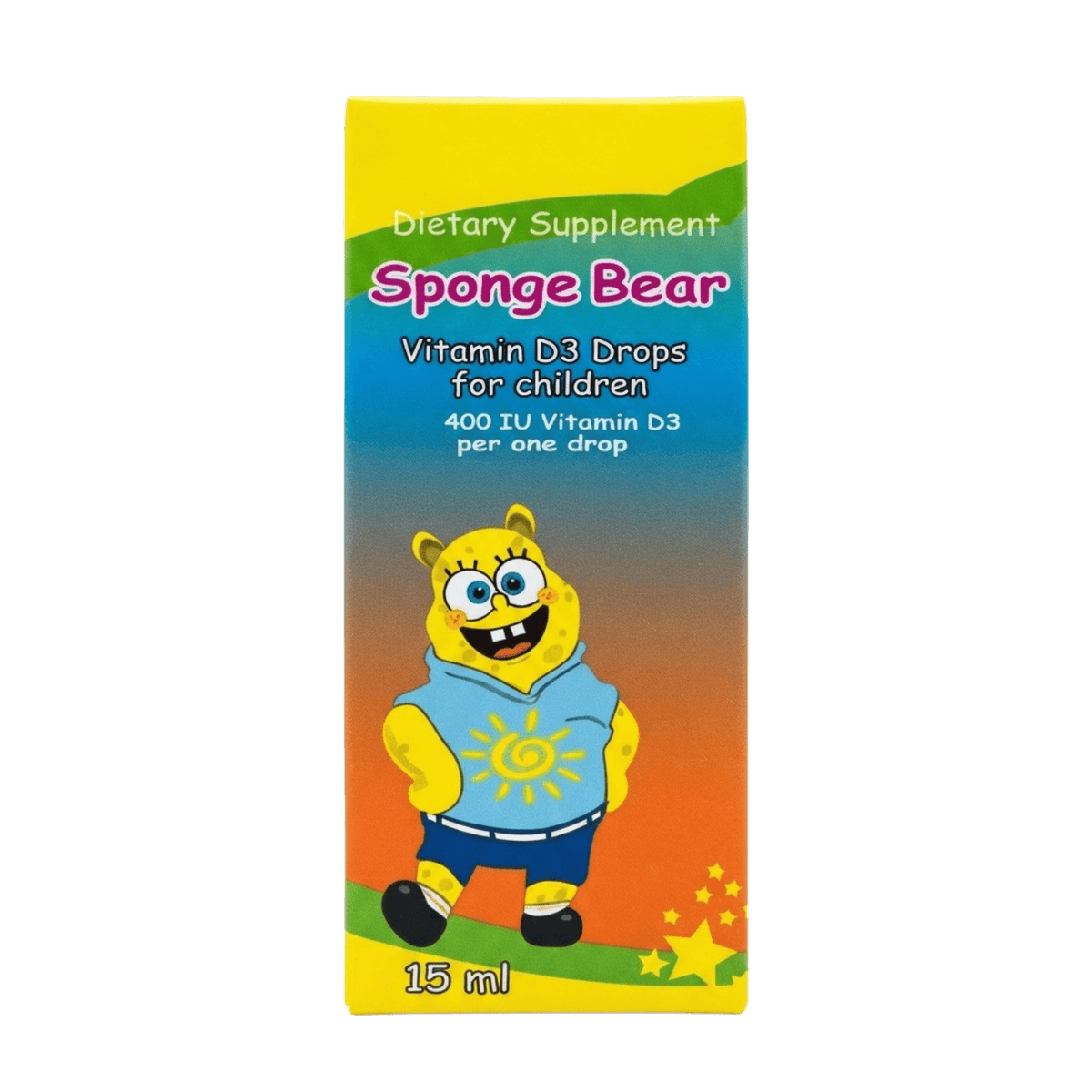 SPONGE BEAR VIT.D3 400 IU DROP 15ML